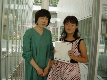 発表会終了後に生徒と