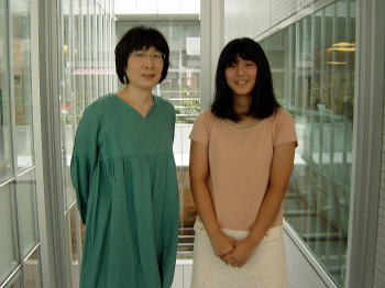 発表会終了後に生徒と