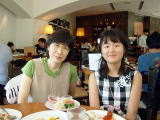 生徒とランチ