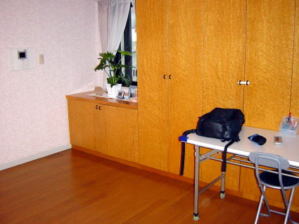 オーブが写る床