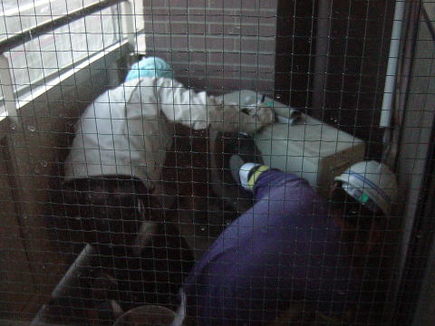 室外機を壊した業者