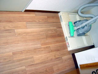 調布市つつじヶ丘教室のキッチンの床