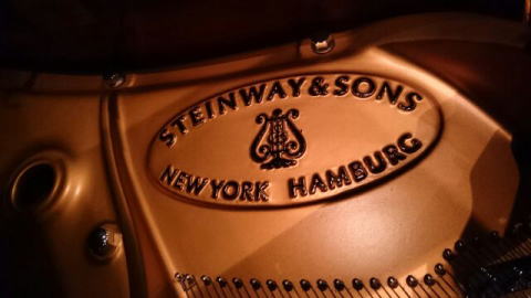 発表会で使用したスタインウエイのピアノ