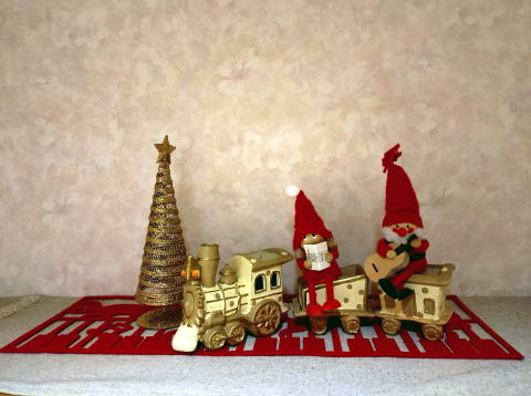 クリスマスの飾り玄関